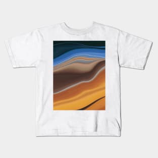 Orange Evening Sky Kids T-Shirt